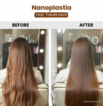 Nanoplastia Hair Treatment Before after