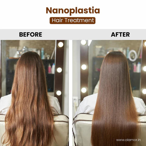 Nanoplastia Hair Treatment Before after
