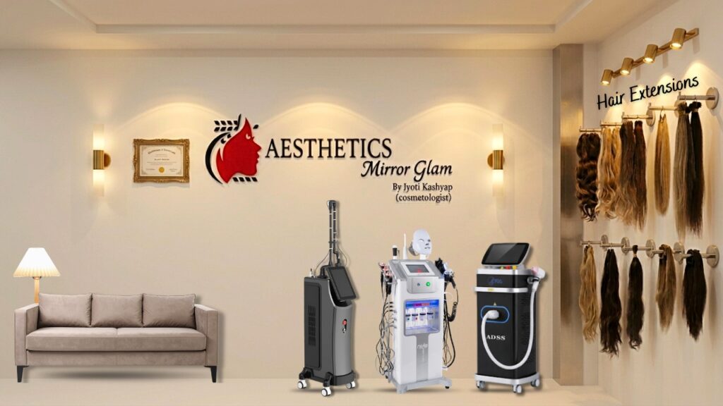Aesthetics Mirror glam studio rohini
