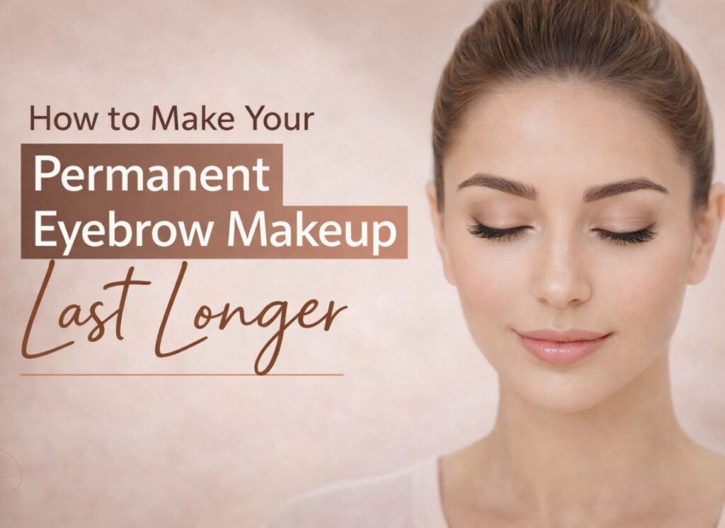 Permanent eyebrow makeup aftercare guide