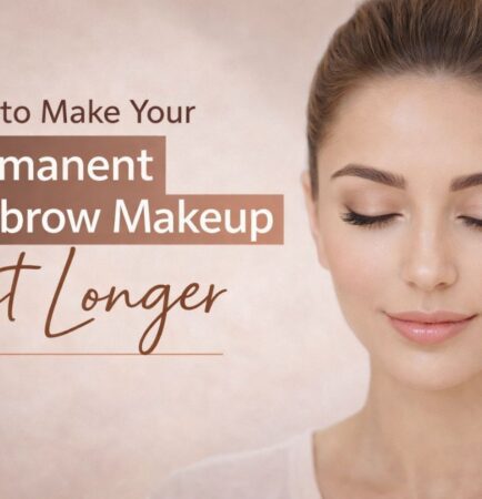 Permanent eyebrow makeup aftercare guide