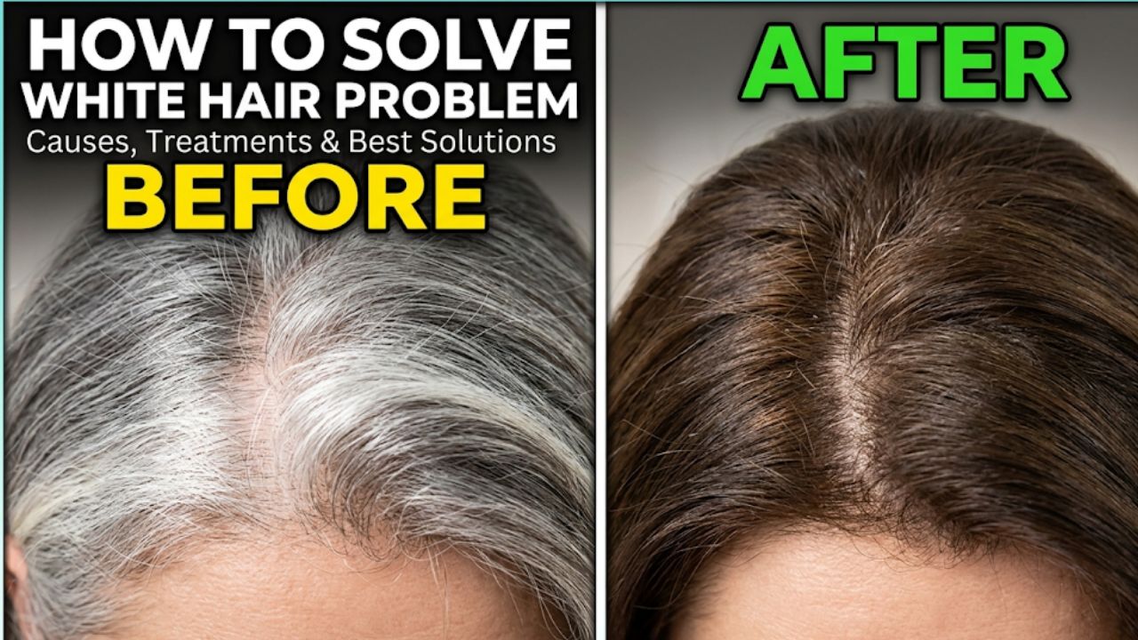 How to solve white hair problem