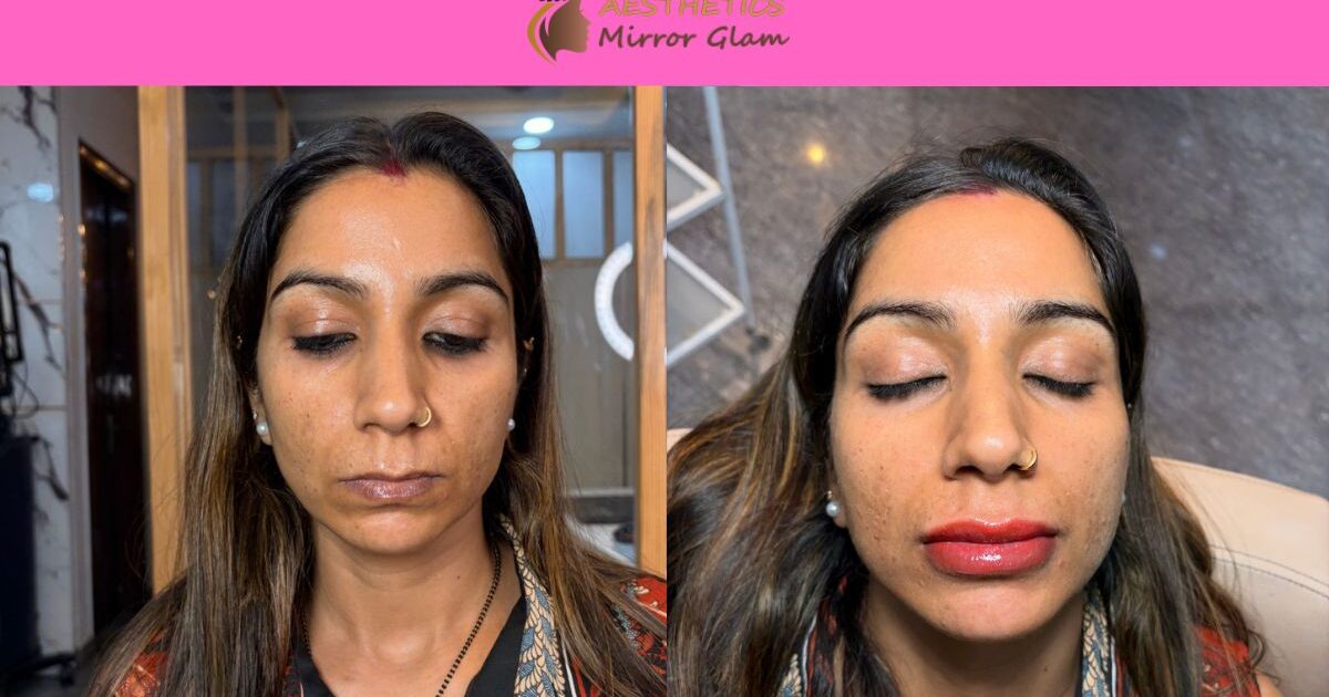 Lip blush permanent makeup in rohini, delhi