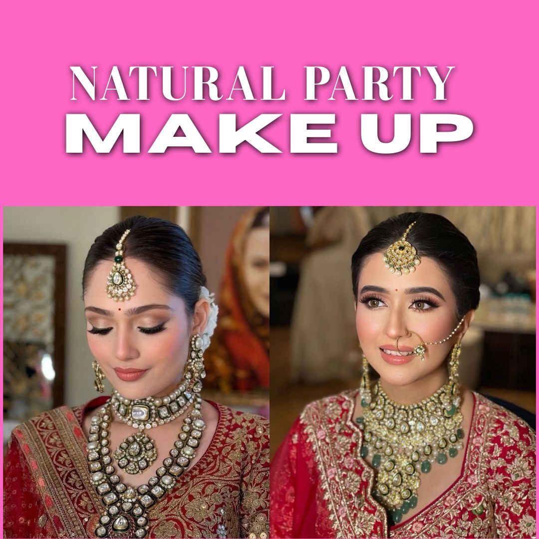 Party makeup near me, party makeup in rohini, natural party makeup
