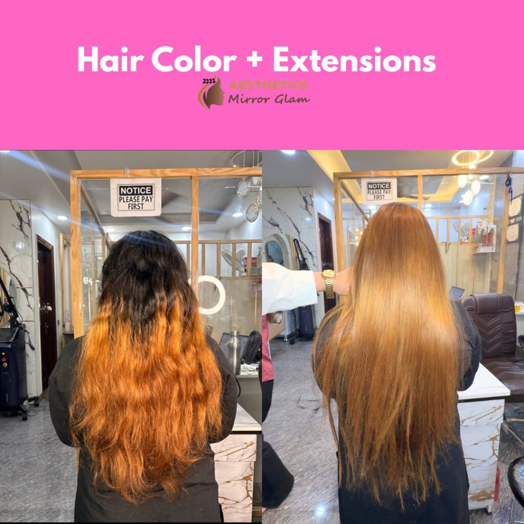 Best Hair Color + Hair Extensions in rohini delhi