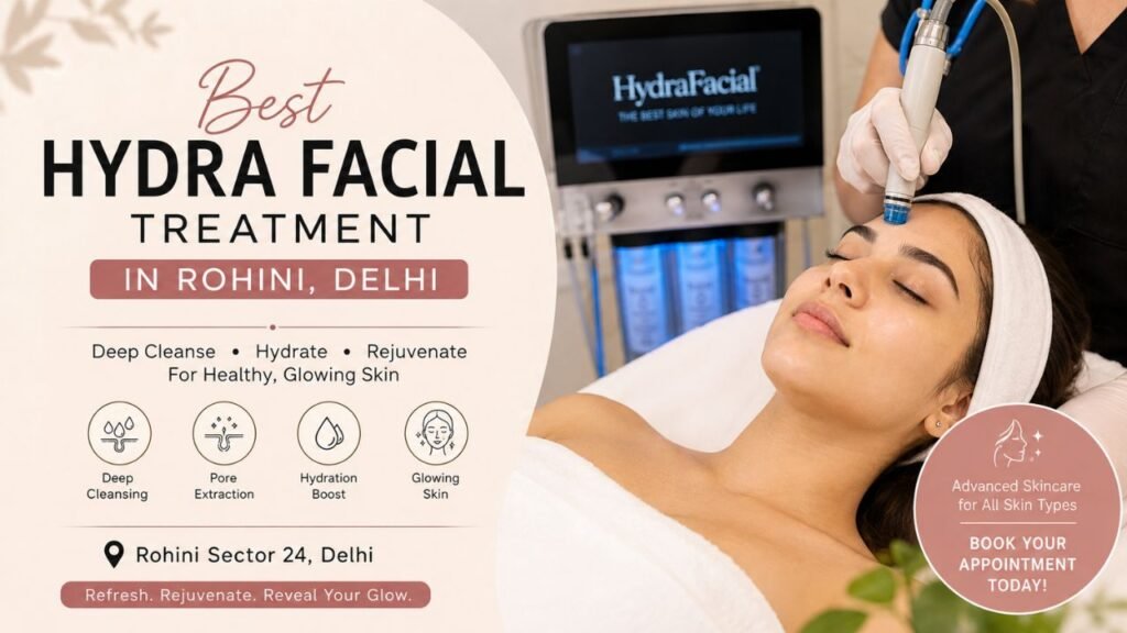 Best Hydra Facial Treatment in Rohini, Delhi at Aesthetics Mirror Glam Studio