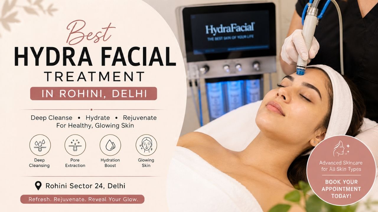 HydraFacial 4 in 1 Vortex Treatment in Rohini Delhi - Aesthetics Mirror Glam Studio