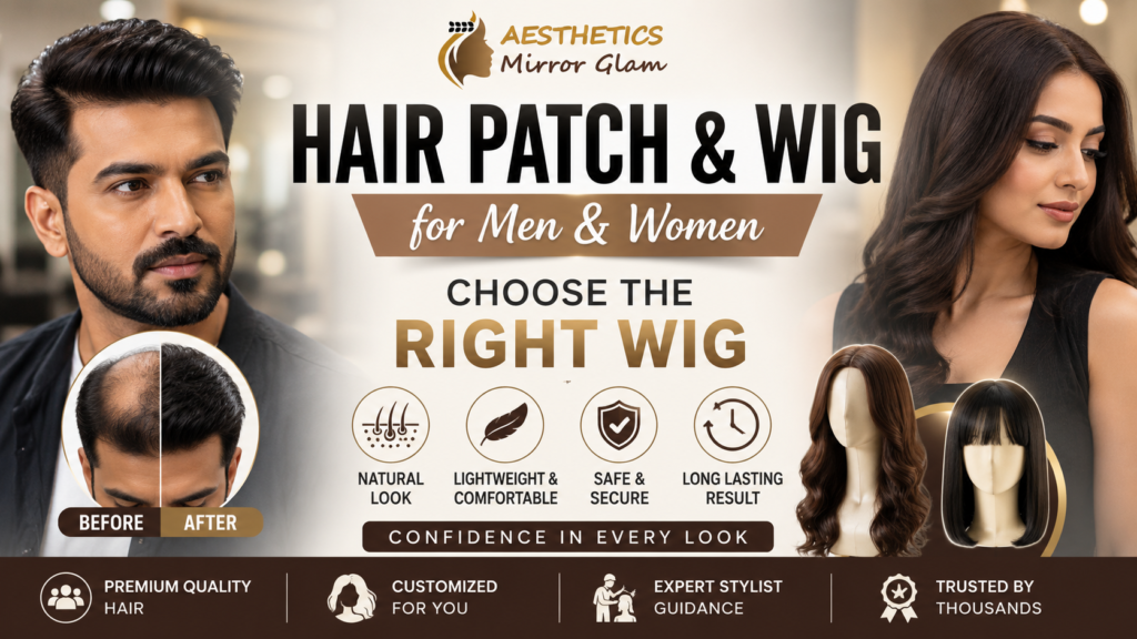 Hair Patch & Wig for Men & Women Choose the Right Wig
