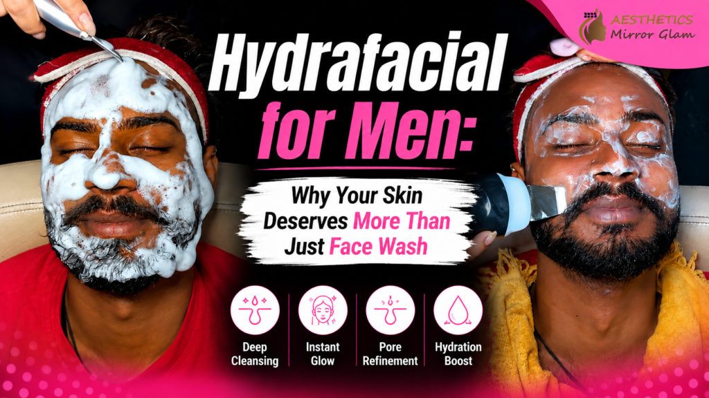 Hydrafacial for Men Why Your Skin Deserves More Than Just Face Wash