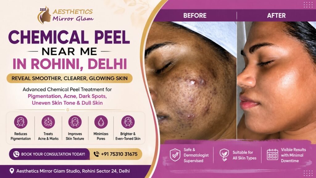 Best Chemical Peel Near Me in Rohini Delhi