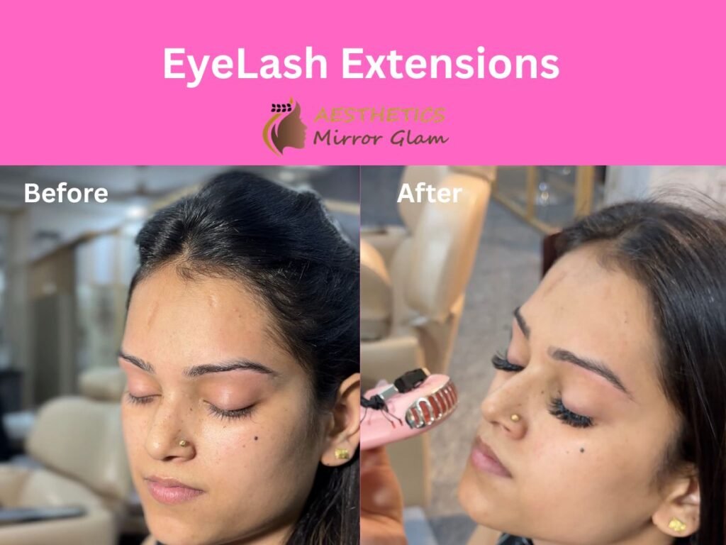 Best Eyelash Extensions in Rohini Sector-24, Delhi | Aesthetics Mirror Glam Studio