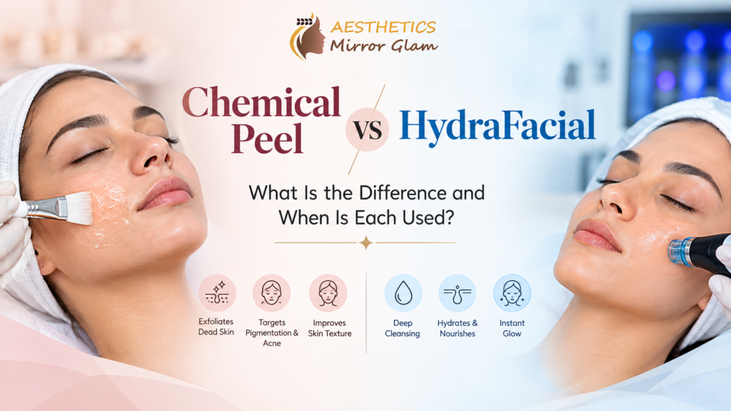 Chemical peel vs hydra facail which is better for you