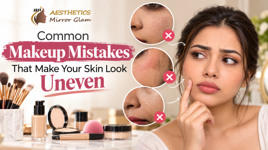 Common Makeup Mistakes That Make Your Skin Look Uneven