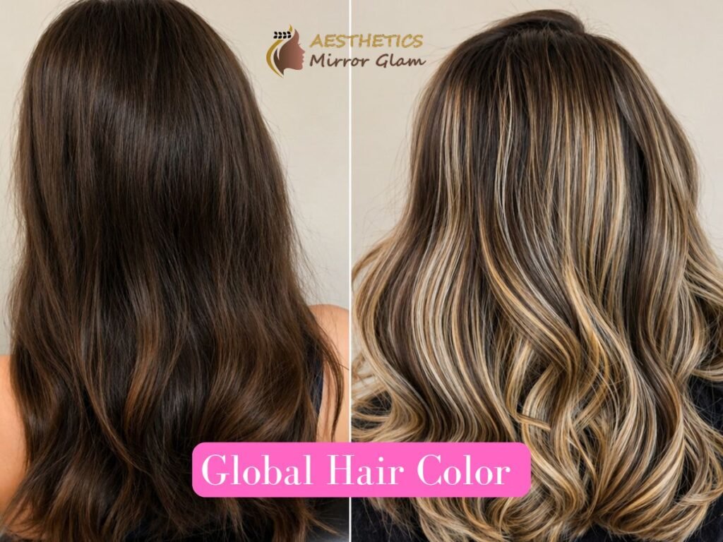 Global hair color near me in Rohini