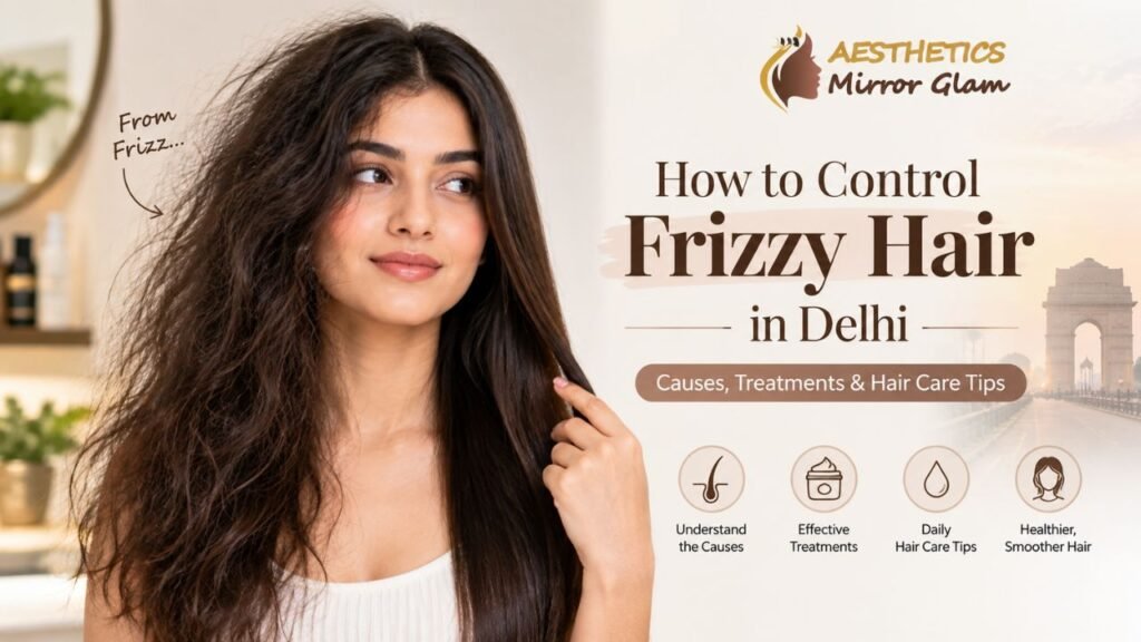 How to Control Frizzy Hair in Delhi: Causes, Treatments & Hair Care Tips