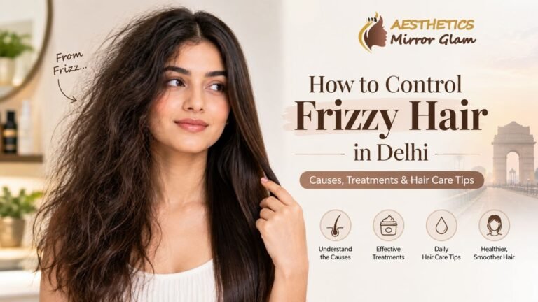 How to Control Frizzy Hair in Delhi: Causes, Treatments & Hair Care Tips