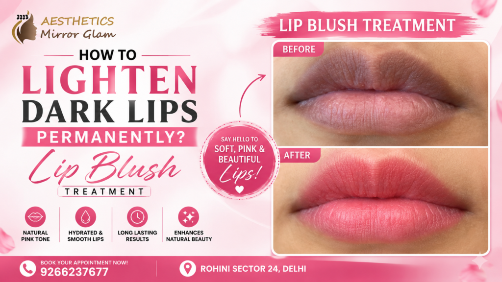 How to Lighten Dark Lips Permanently — Lip Blush Treatment