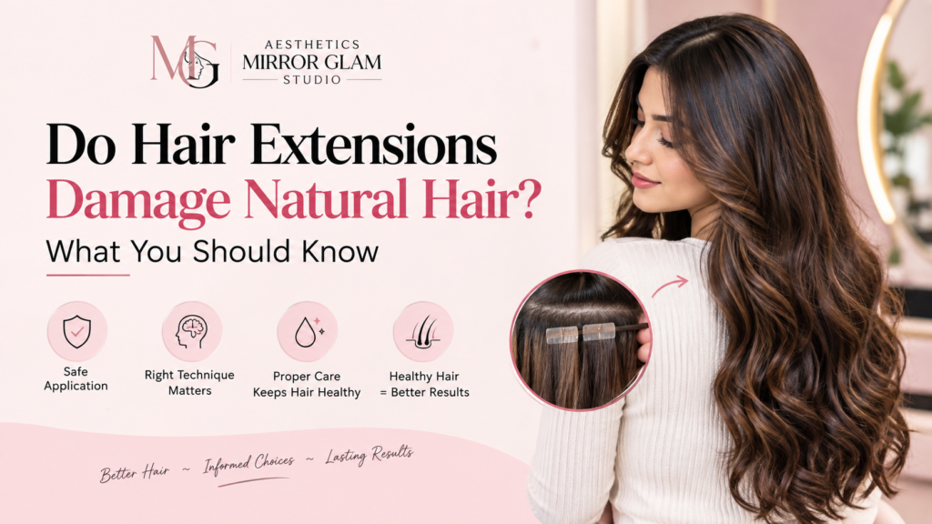 hair extensions damage the normal hair extensions